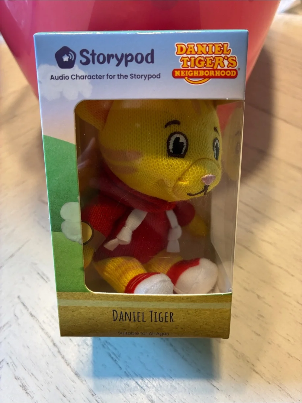 Daniel Tiger Storypod Plush Toy - Yellow & Red